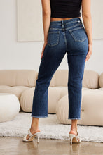 Load image into Gallery viewer, RFM Crop Dylan Full Size Tummy Control Distressed High Waist Raw Hem Jeans