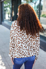 Load image into Gallery viewer, Stand Out Taupe Animal Print Hoodie