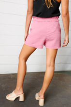 Load image into Gallery viewer, Light Rose Double Gauze Drawstring Cotton Shorts