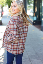 Load image into Gallery viewer, Be You Best Taupe Plaid Quilt Lined Button Down Shacket