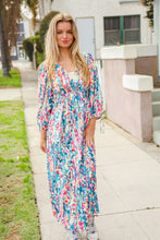 Load image into Gallery viewer, Star Struck Vintage Floral Midi Dress with Side Pockets