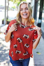 Load image into Gallery viewer, Game Day Auburn Football Print Knit Top
