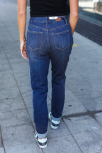 Load image into Gallery viewer, Judy Blue Dark Wash Pull On Cuffed Slim Fit Jeans