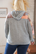 Load image into Gallery viewer, Harvest Ethnic Patchwork Print Kangaroo Pocket Hoodie