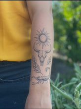 Load image into Gallery viewer, Nature Tats Temp Tattoo - SUNLIT SOUTH