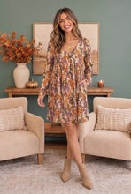 Load image into Gallery viewer, Falling For You Floral Mini Dress