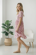 Load image into Gallery viewer, In the Sunshine Fuchsia Babydoll Dress