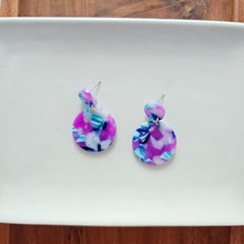 Load image into Gallery viewer, Spiffy & Splendid-Addy Earrings - Purple Party