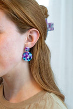Load image into Gallery viewer, Spiffy & Splendid-Addy Earrings - Purple Party