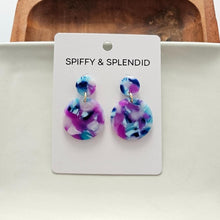 Load image into Gallery viewer, Spiffy & Splendid-Addy Earrings - Purple Party