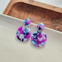 Load image into Gallery viewer, Spiffy & Splendid-Addy Earrings - Purple Party