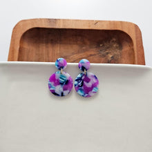 Load image into Gallery viewer, Spiffy & Splendid-Addy Earrings - Purple Party