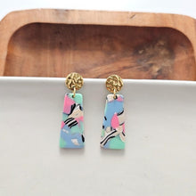 Load image into Gallery viewer, Spiffy & Splendid- Mia Mini Earrings - 80's Pastel