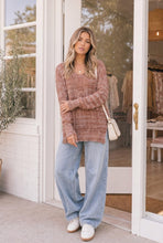 Load image into Gallery viewer, Cinnamon Spice Knit Sweater Top