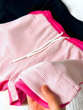 Load image into Gallery viewer, PREORDER: Tia Two Tone Waffle Shorts in Two Colors