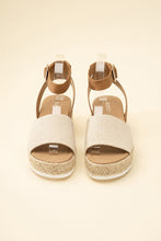 Load image into Gallery viewer, TOPIC-S Espadrille Ankle strap Sandals