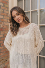 Load image into Gallery viewer, Coastal Breeze Open Knit Sweater