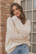 Load image into Gallery viewer, Coastal Breeze Open Knit Sweater