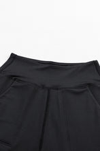 Load image into Gallery viewer, DEAR LOVE- Black Exposed Seam High Waist Pocketed Joggers