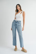 Load image into Gallery viewer, MABLE One Shoulder Ribbed Cutout Detail Bodysuit