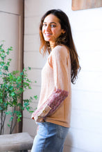 Load image into Gallery viewer, Zigzag Charm Blush Thermal Long Sleeve