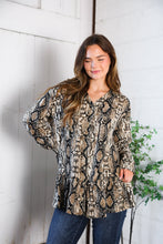 Load image into Gallery viewer, Follow Your Instincts Button Down Blouse