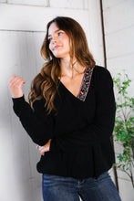 Load image into Gallery viewer, Twilight Charms Beaded V Neck Sweater