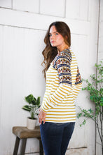 Load image into Gallery viewer, Stripes for Days Vintage Floral Raglan