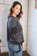 Load image into Gallery viewer, Lazy Daisies Charcoal Pullover