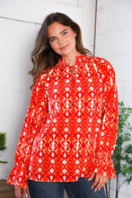 Load image into Gallery viewer, Red Hot Ruffles Woven Blouse