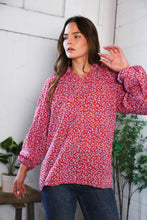 Load image into Gallery viewer, Poppy Daydream Floral Woven Blouse