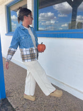 Load image into Gallery viewer, PREORDER: Telluride Denim + Plaid Jacket