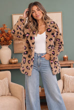 Load image into Gallery viewer, Daring Darling Faux Fur Leopard Coat