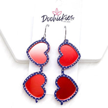 Load image into Gallery viewer, The Americana Mini Acrylic Collection - Patriotic Earrings