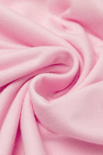Load image into Gallery viewer, Pink V Neck Hidden Pocket Splits Maxi T-shirt Dress