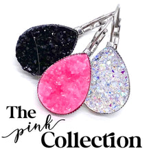 Load image into Gallery viewer, Big as Texas Teardrop Dangles: Pink Collection -Earrings
