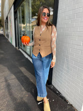 Load image into Gallery viewer, PREORDER: Manhattan Button Vest in Three Colors