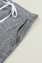 Load image into Gallery viewer, LILLY- Gray Drawstring Waist Pocketed Joggers