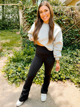 Load image into Gallery viewer, PREORDER: Fallon Flare Suck and Tuck Leggings in Two Colors