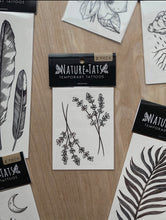 Load image into Gallery viewer, Nature Tats Temp Tattoo - LAVENDER TWIGS