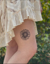 Load image into Gallery viewer, Nature Tats Temp Tattoo- SUNFLOWER
