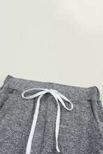 Load image into Gallery viewer, LILLY- Gray Drawstring Waist Pocketed Joggers