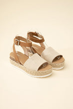 Load image into Gallery viewer, TOPIC-S Espadrille Ankle strap Sandals