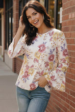 Load image into Gallery viewer, Blossom Lane Bell Sleeve Top