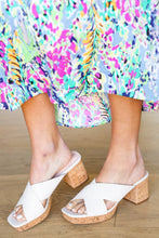 Load image into Gallery viewer, Bone Chandra Faux Leather Cork Platform Sandals