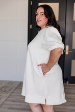 Load image into Gallery viewer, Across Town Puff Sleeve Quilted Dress- JODIFL