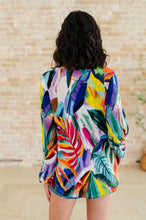 Load image into Gallery viewer, WHITE BIRCH- All Over the World Scoop Neck Blouse