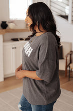Load image into Gallery viewer, HAPTICS- Always Enough Graphic Tee in Charcoal