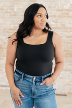 Load image into Gallery viewer, RAE MODE- Always Right Square Neck Tank in Black