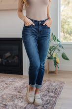 Load image into Gallery viewer, JB Amber Mid Rise Cuffed Slim Fit Jeans (Sizes 0-24)
